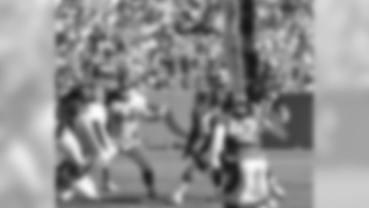 QB Peyton Manning fires a pass during Saturday's Summer Scrimmage.