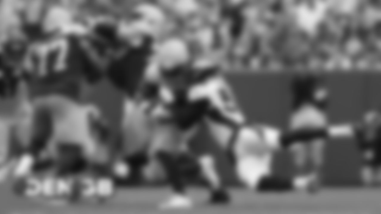 During the first half of the Broncos' Week 3 game against the Green Bay Packers on September 22, 2019 at Lambeau Field. (Photo by Gabriel Christus)