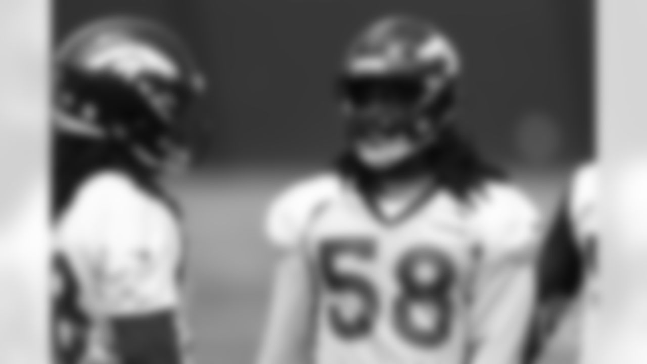 action during minicamp at UCHealth Training Center in Centennial, CO, June 14, 2018.
Photo by Gabriel Christus