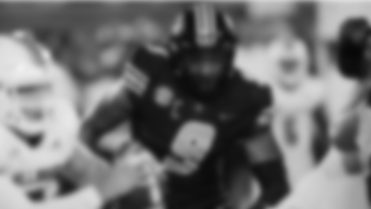 Michael Renner, Pro Football Focus: No. 73
"McGuire is a long, powerful defensive end who came on strong as a senior in 2022. The 6-foot-4, 275-pounder earned an 81.9 pass-rushing grade on the season." – Renner
(AP Photo/Colin E. Braley)