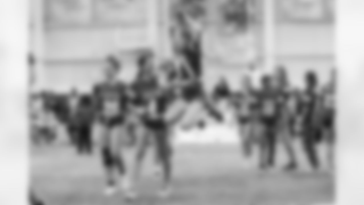 During the Girls High School Flag Football championship tournament at UCHealth Training Center in Englewood, Colorado on October 15, 2022. (Photo by Ben Swanson)