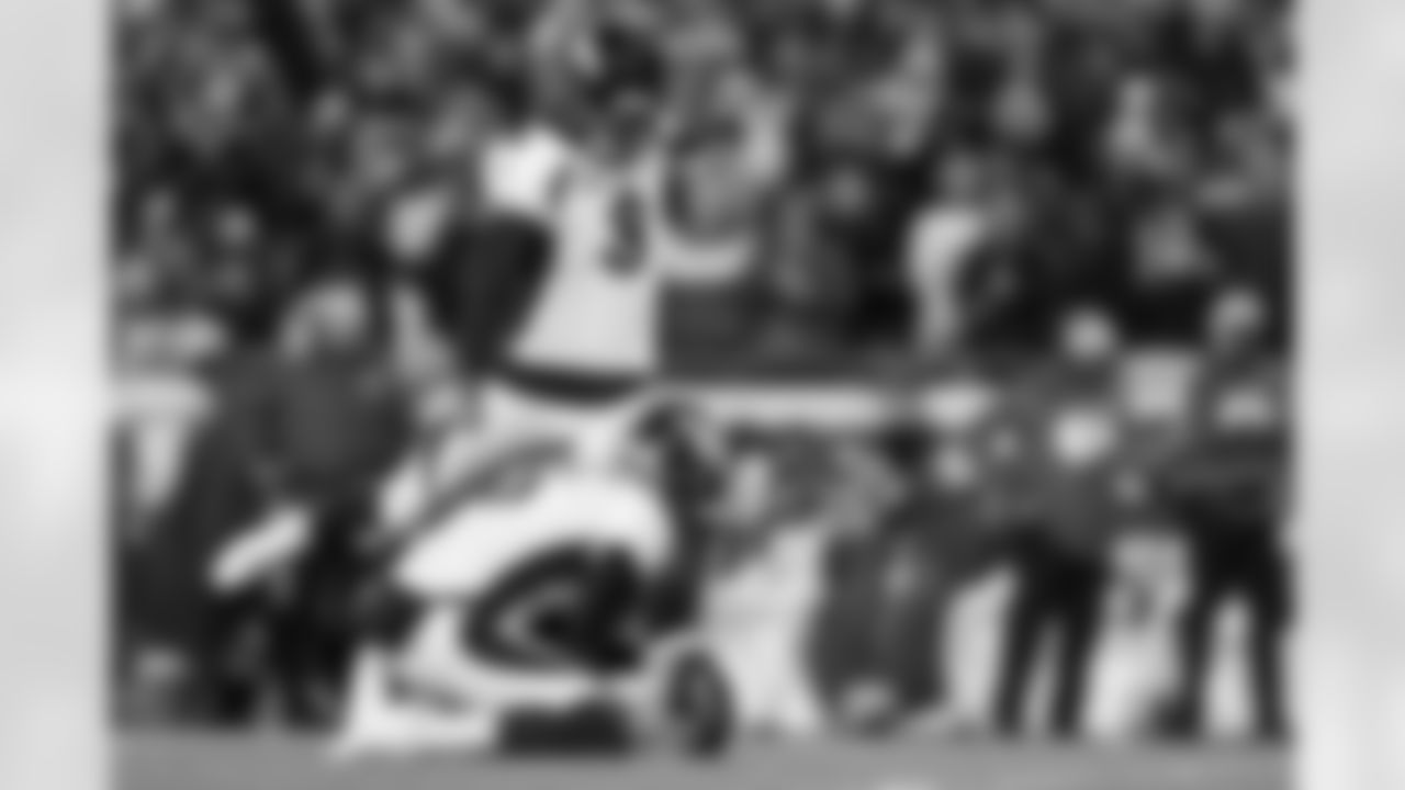 Brandon McManus during the Broncos' Week 13 game against the Kansas City Chiefs at GEHA Field at Arrowhead Stadium in Kansas City, Missouri on December 5, 2021. (Photo by Gabriel Christus)