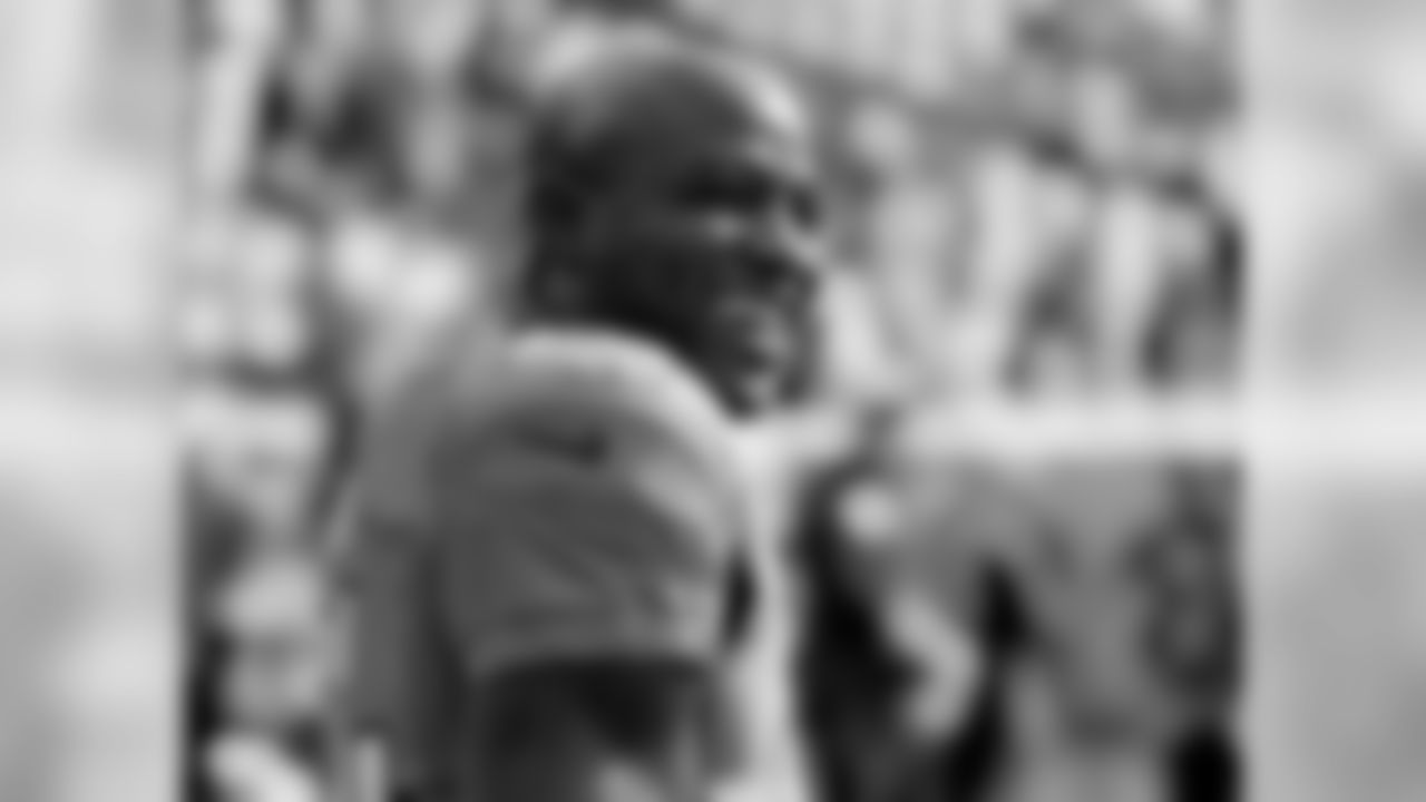 This Oct. 30, 2016 photo shows Denver Broncos outside linebacker DeMarcus Ware (94) smiling prior to an NFL football game against the San Diego Chargers in Denver. Ware needs season-ending back surgery that could spell the end of his NFL career. The Broncos placed Ware on injured reserve Wednesday, Dec. 28, 2016 along with cornerback Kayvon Webster, who sustained a concussion last weekend at Kansas City. (AP Photo/Jack Dempsey)