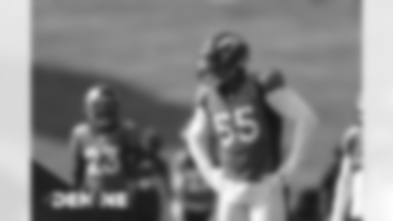 Bradley Chubb during practice at UCHealth Training Center in Centennial, Colorado, October 07, 2020.
Photo by Gabriel Christus