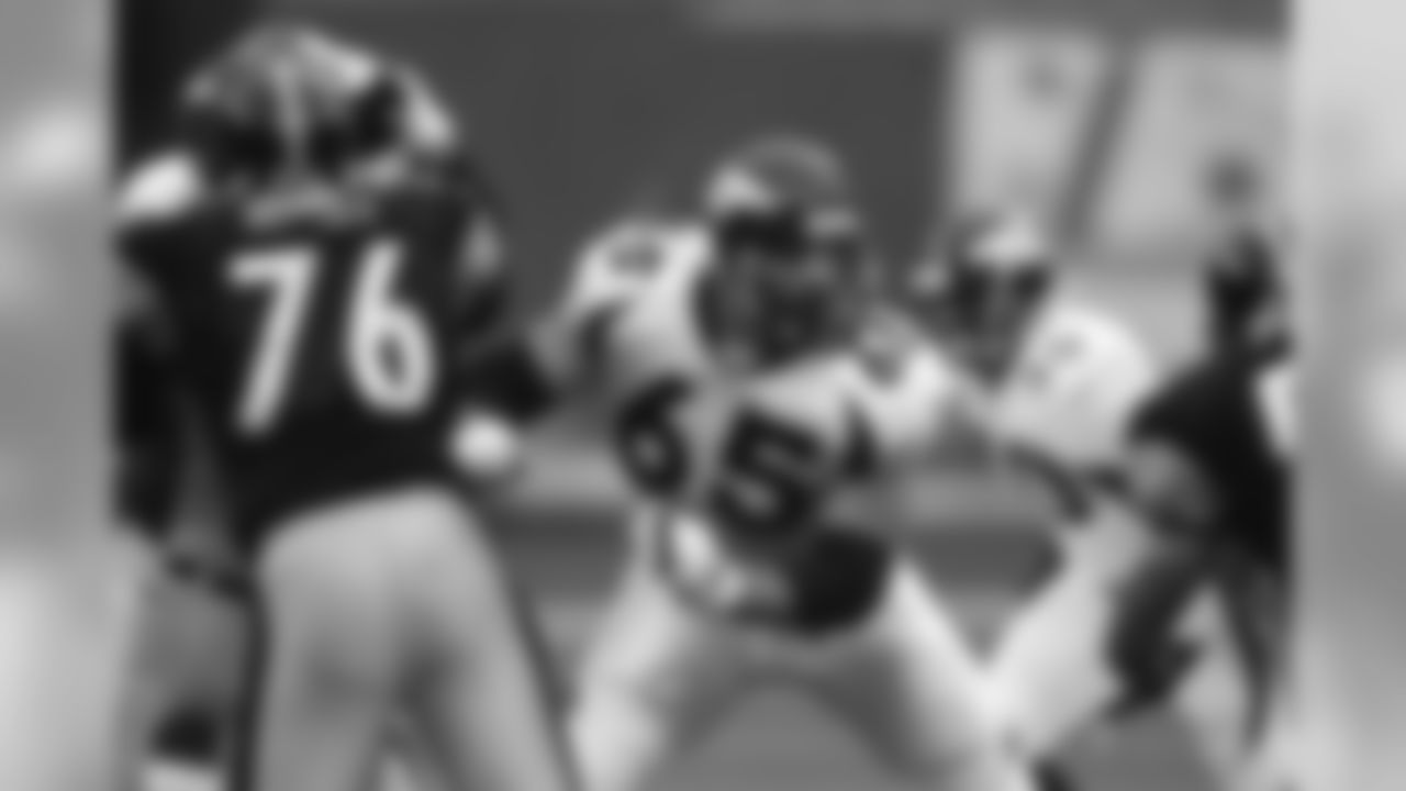 Gary Zimmerman, named to the Pro Football Hall of Fame Class of 2008, was inducted into the Denver Broncos Ring of Fame in 2003. He played tackle for the Broncos for five seasons (1993-97) and became the first offensive lineman in the history of the franchise to be honored with inclusion in the Ring. A finalist for the Pro Football Hall of Fame from 2003-04 and '06-07 before he joined John Elway as the second HOF inductee who spent a primary portion of his career in Denver, Zimmerman was acquired by the Broncos in a trade from Minnesota on Aug. 24, 1993, after playing his first seven years with the Vikings.