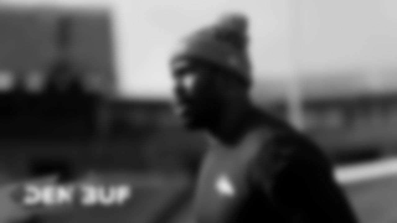 Von Miller before the Broncos' Week 12 game against the Buffalo Bills at New Era Field on November 24, 2019. (Photo by Gabriel Christus)