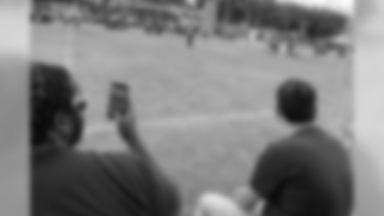Zach Kerr visits the Tochito National Tournament championship game on February 10, 2019, as a player ambassador for the flag football tournament.