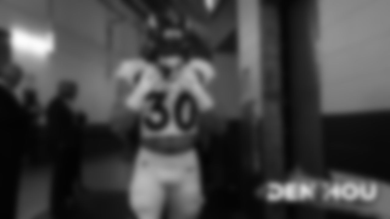 Pregame before the Broncos' Week 14 game against the Houston Texans at NRG Stadium on December 8, 2019. (Photo by Ben Swanson)