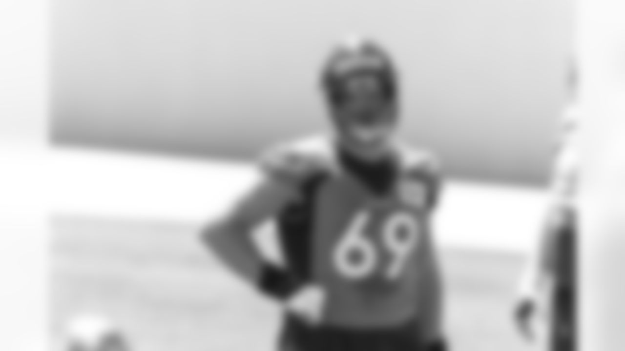 Mike McGlinchey during OTAs on Thursday, May 25, 2023 at Centura Health Training Center in Englewood, Colorado.
Gabriel Christus