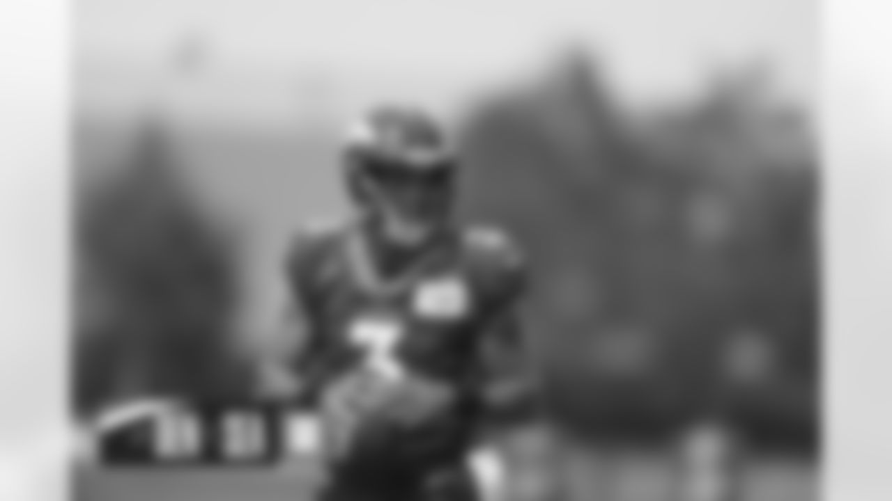 Russell Wilson during practice on Thursday, September 8, 2022 at UCHealth Training Center in Englewood, Colorado.
Photo by Gabriel Christus/Denver Broncos