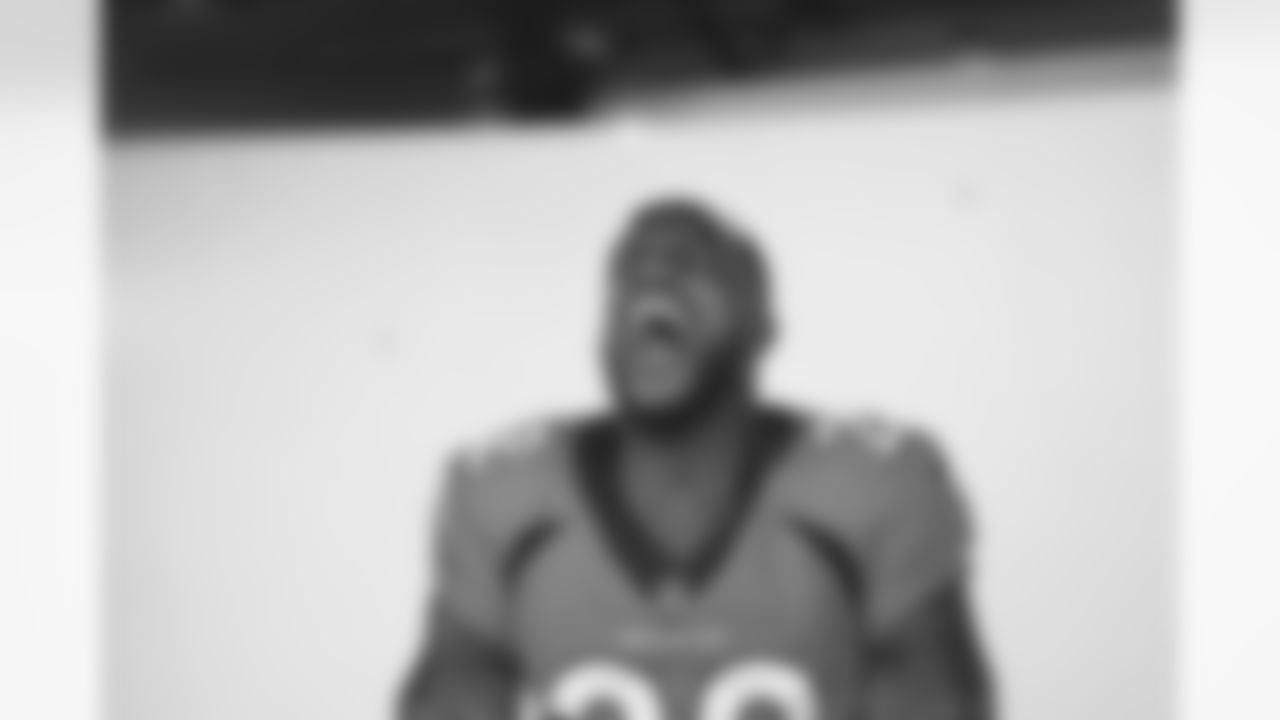 Kareem Jackson behind the scenes during the 2022 asset shoot on Thursday, June 2, 2022 at UCHealth Training Center in Denver, Colorado.
Photo by Gabriel Christus