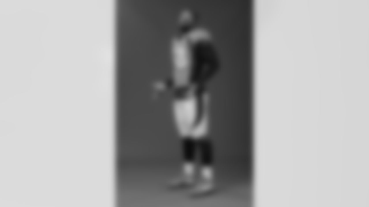 Von Miller poses for a portrait on media day on June 14, 2021. Photo by Gabriel Christus