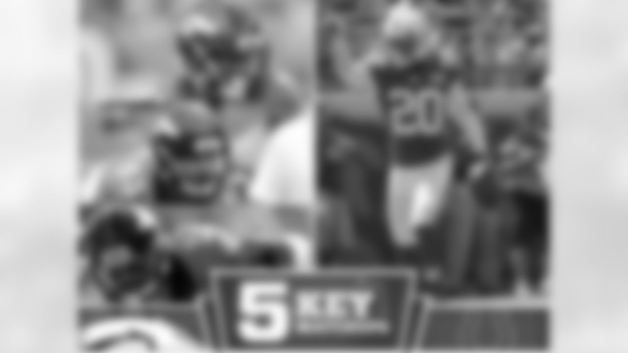 A key matchup nearly every week, the Broncos' wide receivers have been a handful for each defense they've faced this year. The three pictured have combined for 108 catches, 1,383 yards and 14 touchdowns.