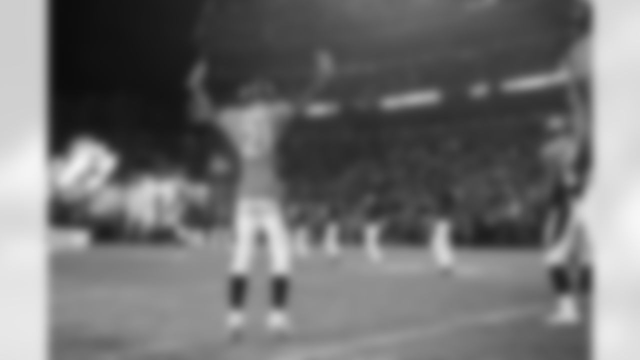 Denver Broncos quarterback Brock Osweiler (17) takes the field before action against the Cincinnati Bengals in the NFL game at Sports Authority Field in Denver, CO, December 28, 2015. Photo by Ben Hays.