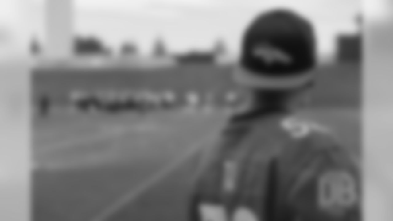 TJ, a 12-year-old fighting cystic fibrosis, wanted to be Von Miller for a day, and the Make-A-Wish Foundation helped make that dream come true on September 29, 2018. His visit included being able to watch practice.