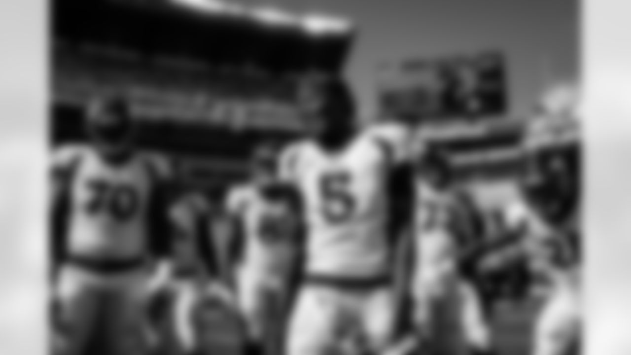 Teddy Bridgewater before the Broncos' Week 5 game against the Pittsburgh Steelers at Heinz Field in Pittsburgh, Pennsylvania on October 10, 2021. (Photo by Gabriel Christus)