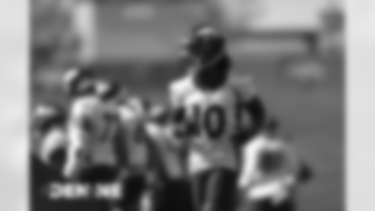 Jerry Jeudy during practice at UCHealth Training Center in Centennial, Colorado, October 14, 2020.
Photo by Gabriel Christus