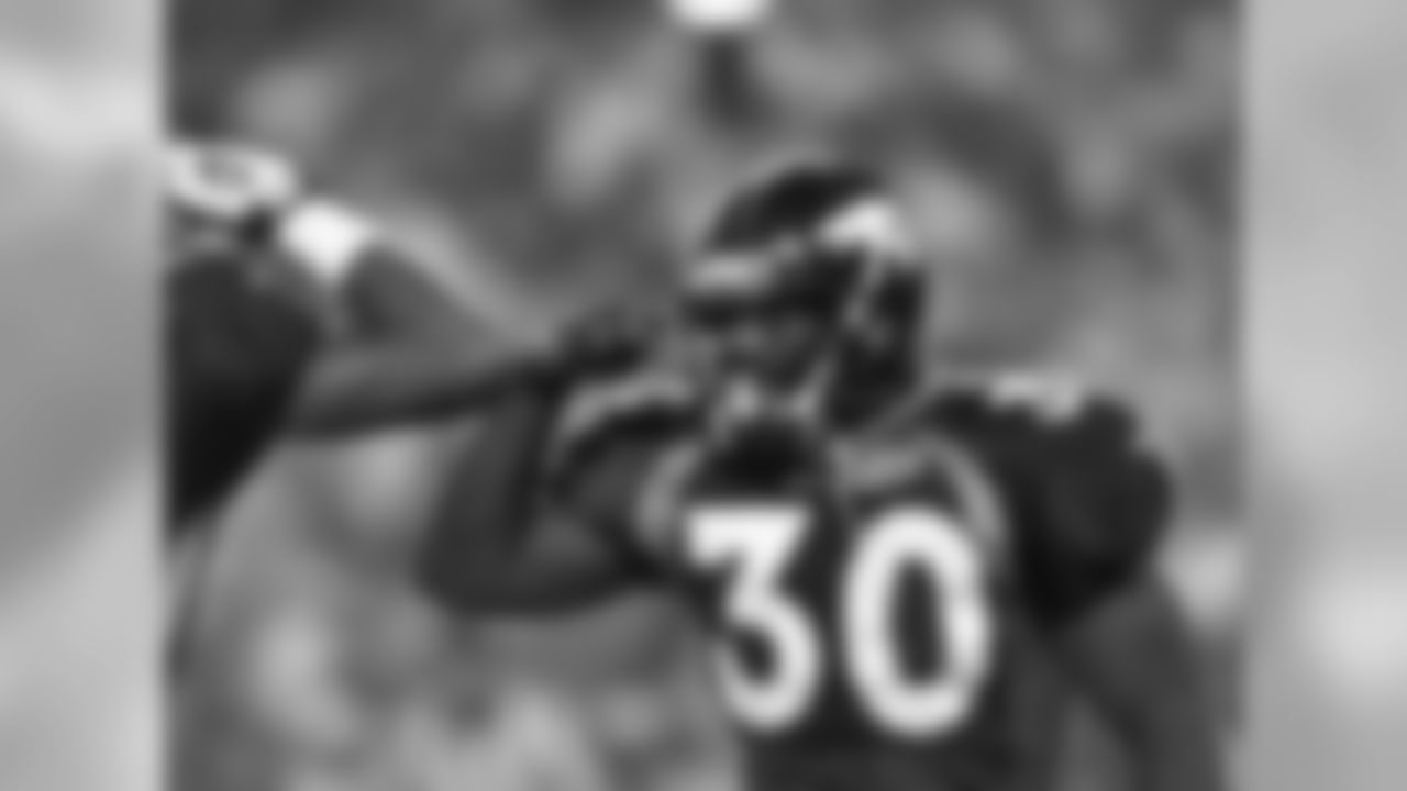 Drafted by the Broncos in the sixth round of the 1995 NFL Draft with the 196th-overall pick, Terrell Davis made five Pro Bowls, had three first-team All-Pro selections, was league MVP and Super Bowl MVP once and was inducted into the Pro Football Hall of Fame. (AP Photo/Ed Reinke, File)