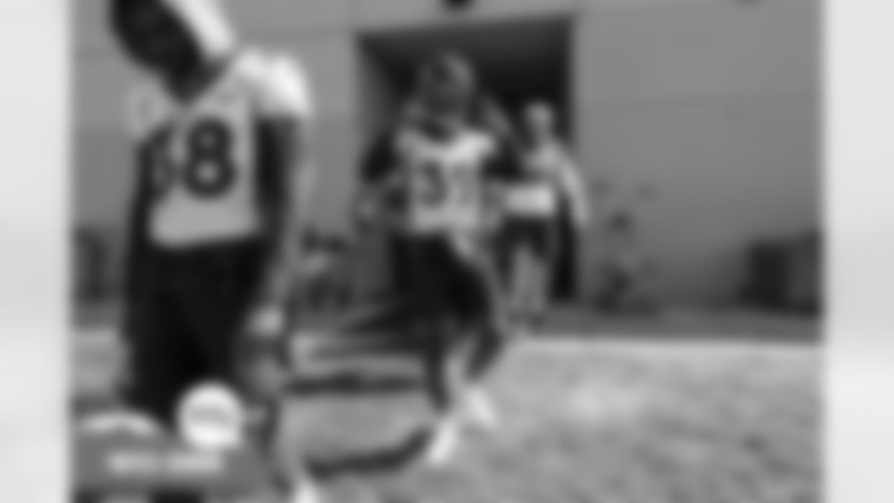 Rojesterman Farris during practice at UCHealth Training Center on September 24, 2021. (Photo by Sam Weaver)