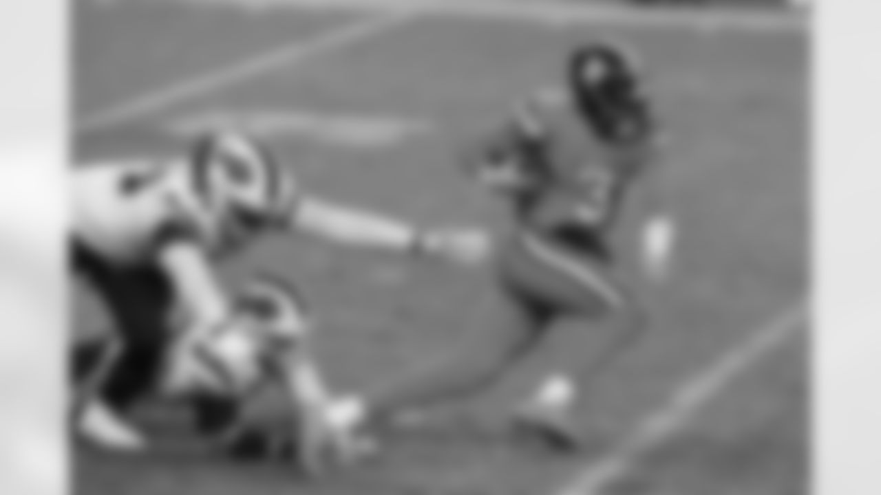 Denver Broncos quarterback Drew Lock (3) scrambles during the NFL game against the Buffalo Bills at Empower Field at Mile High in Denver, Colorado, December 19, 2020.
Photo by Eric Bakke
