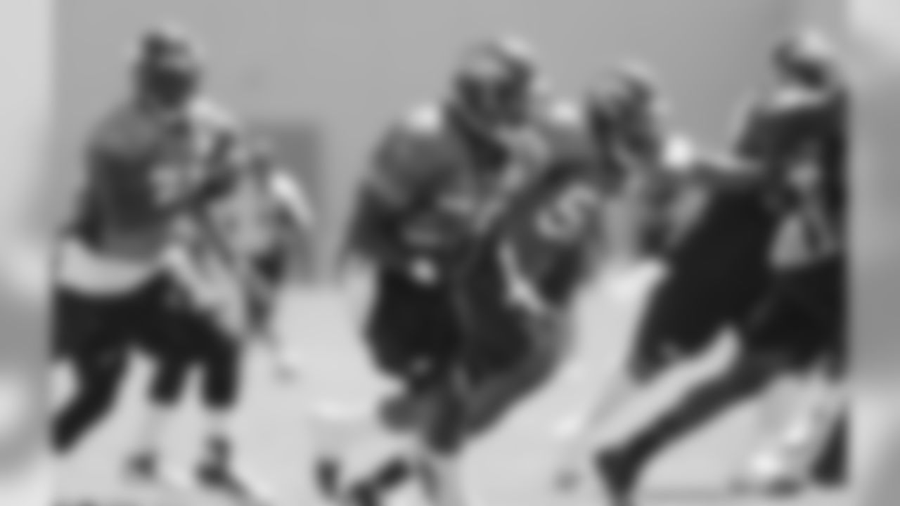 Trevathan runs back an INT.