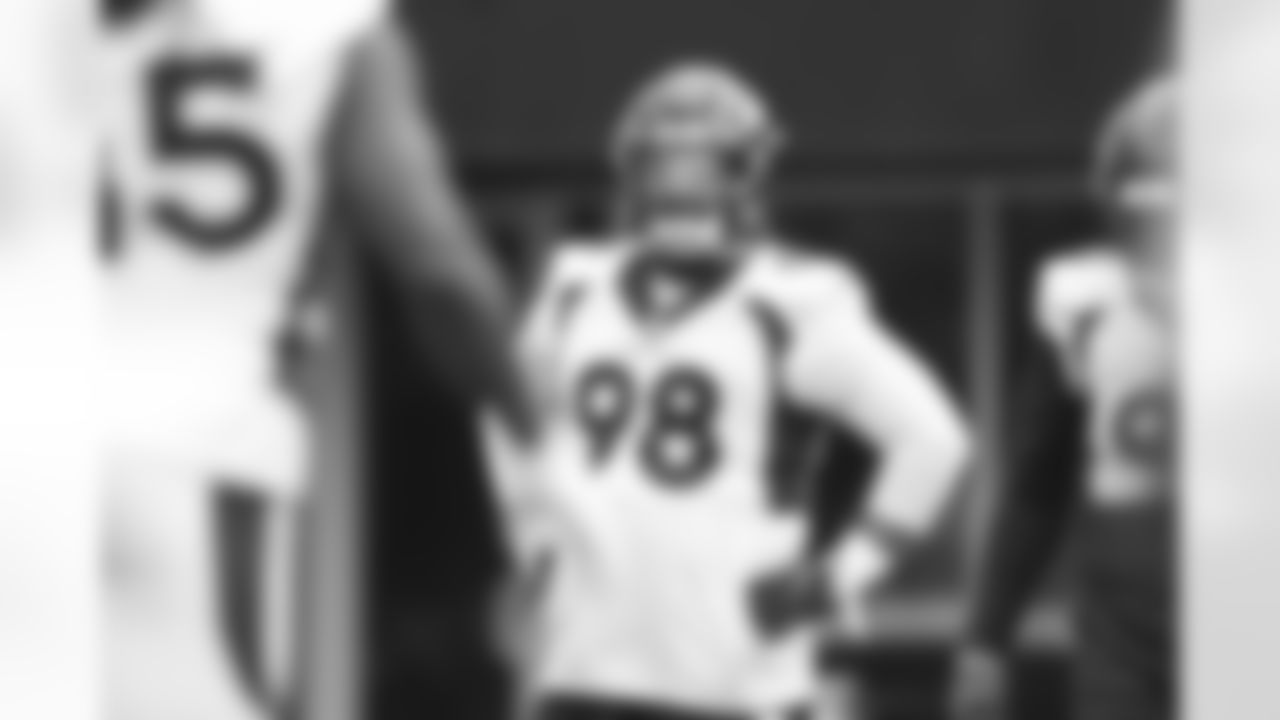 Mike Purcell during practice on Thursday, August 26, 2021 at UCHealth Training Center in Denver, Colorado.
Photo by Gabriel Christus