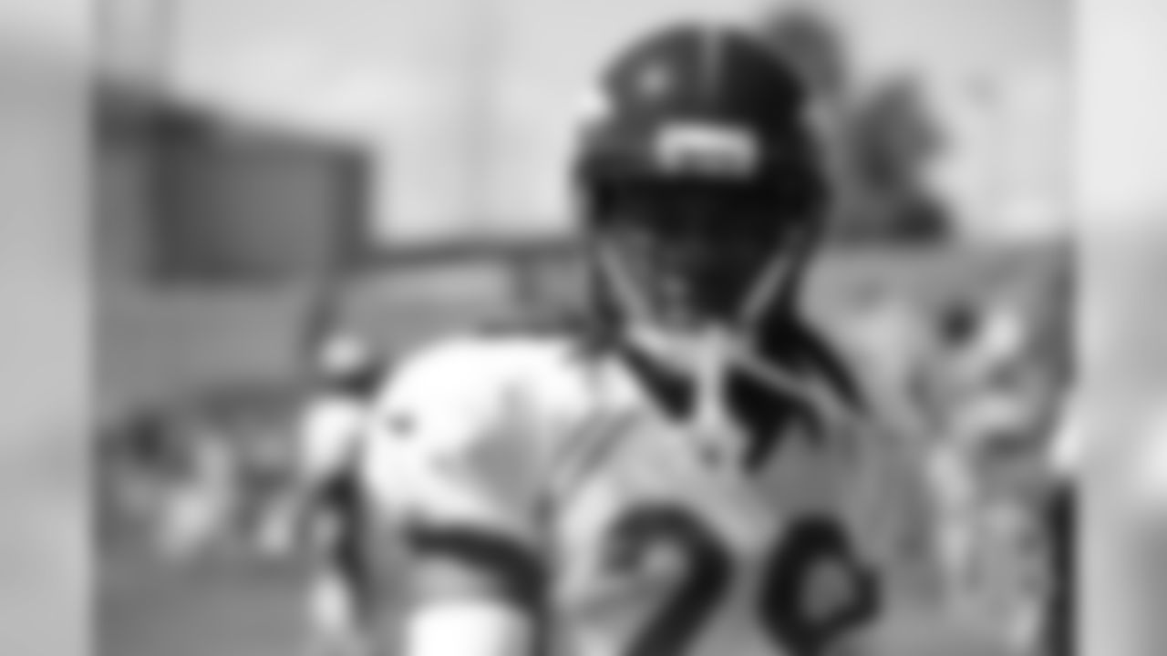 Cornerback Bradley Roby (29) at the third day of training camp on July 30, 2018, at UCHealth Training Center.