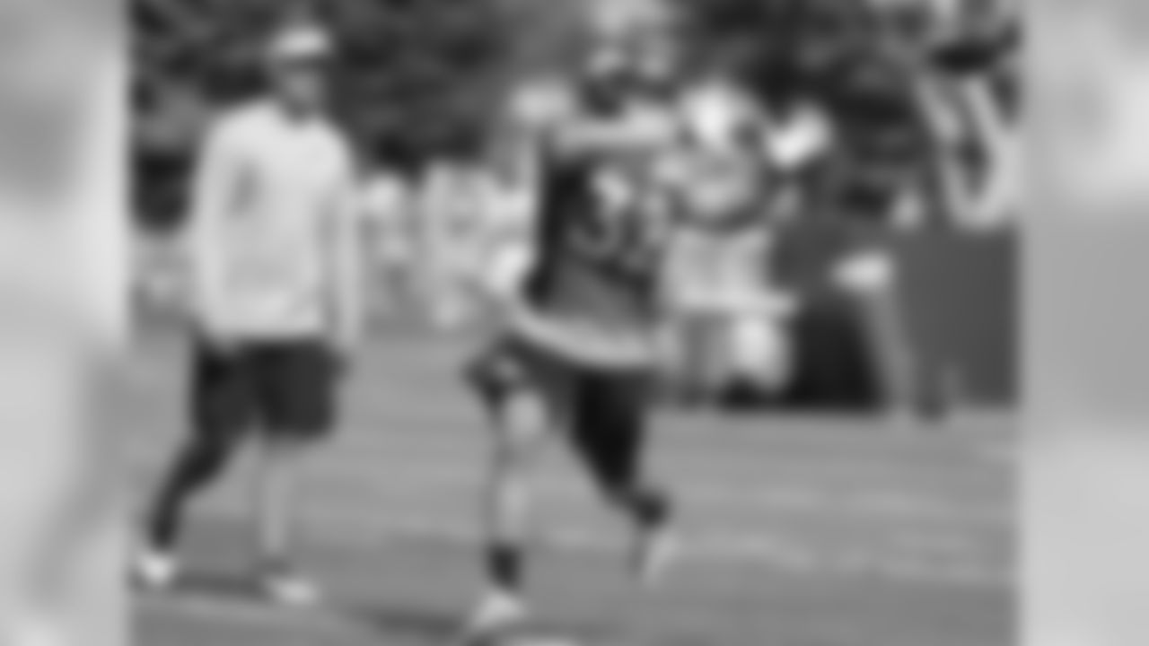 Carter catches a pass.