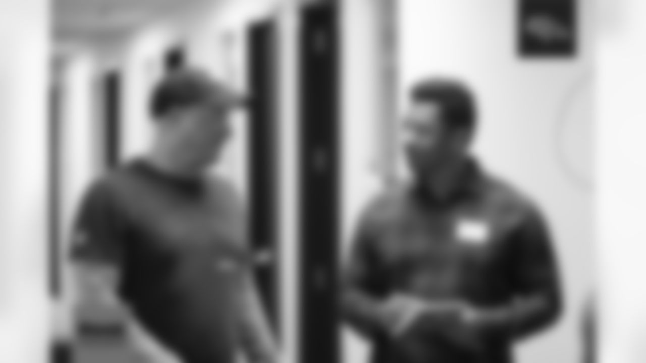 Behind the scenes of the schedule release video on Monday, May 9, 2022 at UCHealth Training Center in Englewood, Colorado.
Photo by Gabriel Christus