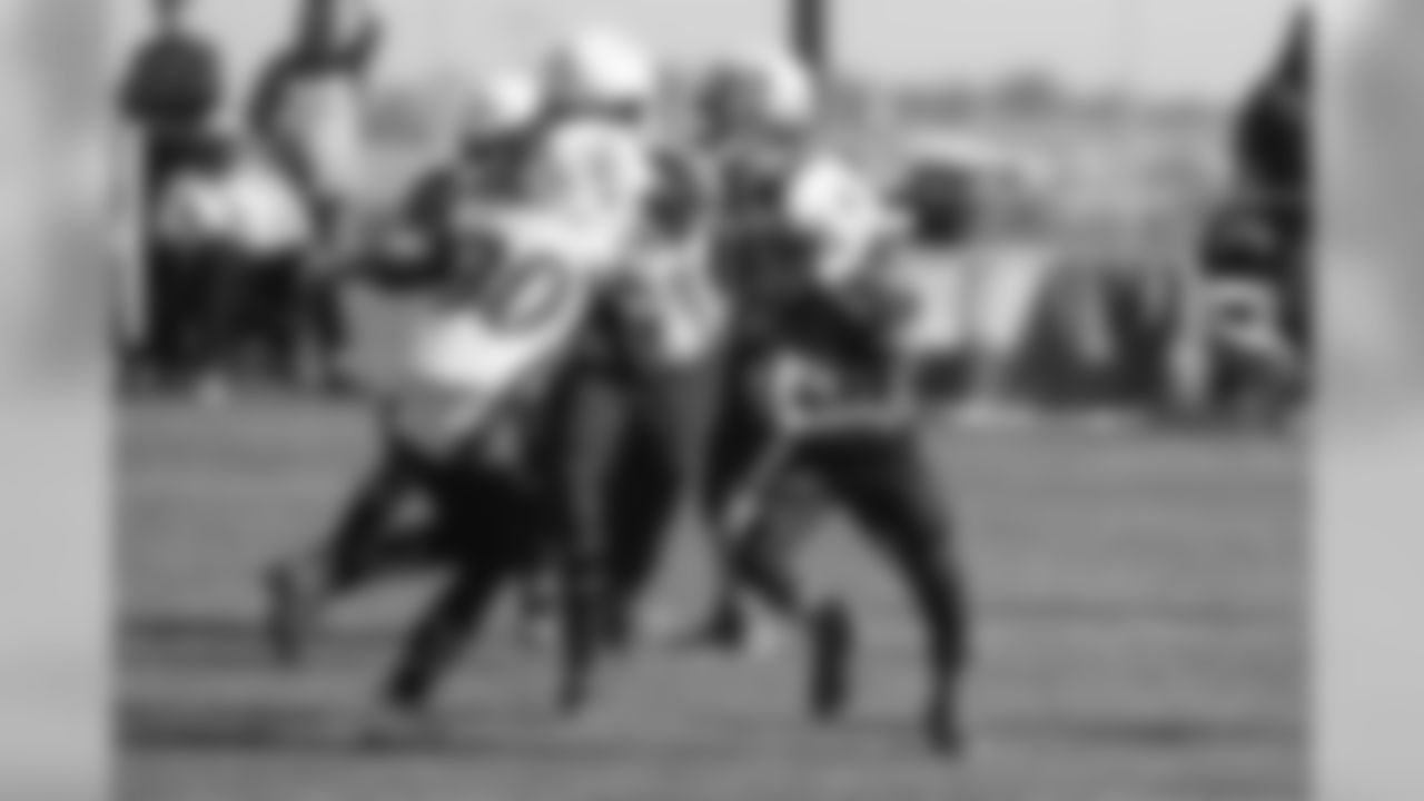 Action from a game at a Youth Football Festival hosted by the Broncos in partnership with Jefferson County Youth Football Association as part of the team's Fantennial Weekend on October 12, 2019. (Photo by Aly McClaran)