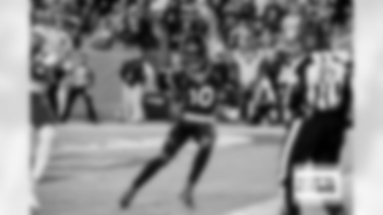 Jerry Jeudy during the Broncos' Week 14 game against the Kansas City Chiefs at Empower Field at Mile High in Denver, Colorado on December 11, 2022. (Photo by Eric Lars Bakke)