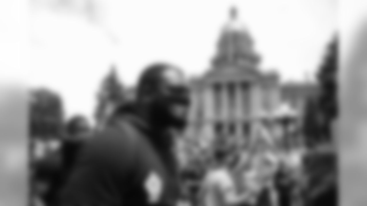 Royce Freeman at a protest for racial justice in downtown Denver on June 6, 2020. (Photo by Ben Swanson)