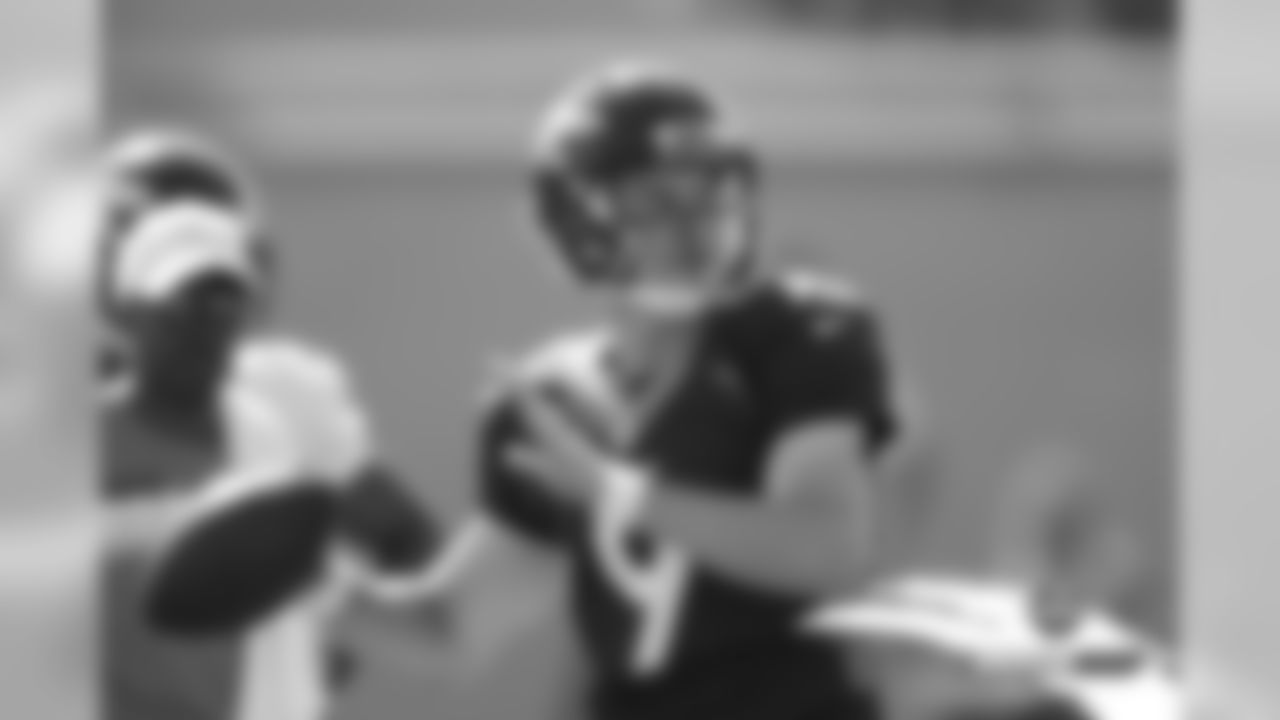 Kevin Hogan during Training Camp at UCHealth Training Center in Centennial, Colorado, July 25, 2019.
Photo by Gabriel Christus