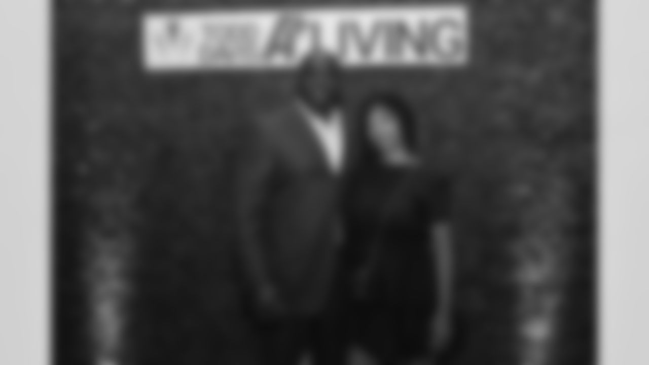 Ebenezer and Karen Ekuban at Todd Davis' A+ Living Foundation Dinner on November 26, 2018.