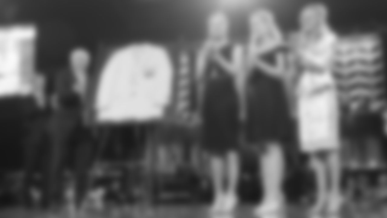 Pat Bowlen's daughters at the Pro Football Hall of Fame Gold Jacket Dinner on Friday, August. 2, 2019 in Canton, Ohio. (Ben Liebenberg/NFL)