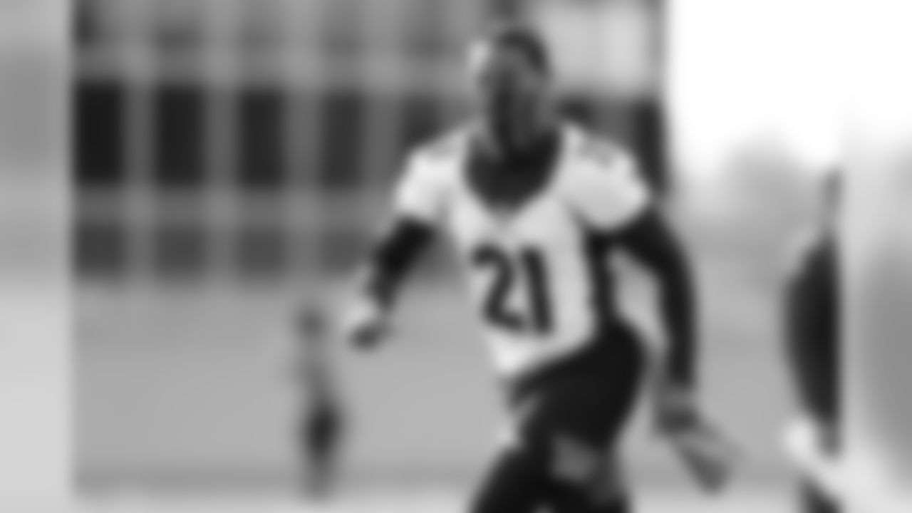 A.J. Bouye during strength and conditioning practice at UCHealth Training Center in Centennial, CO, August 04, 2020.
Photo by Gabriel Christus