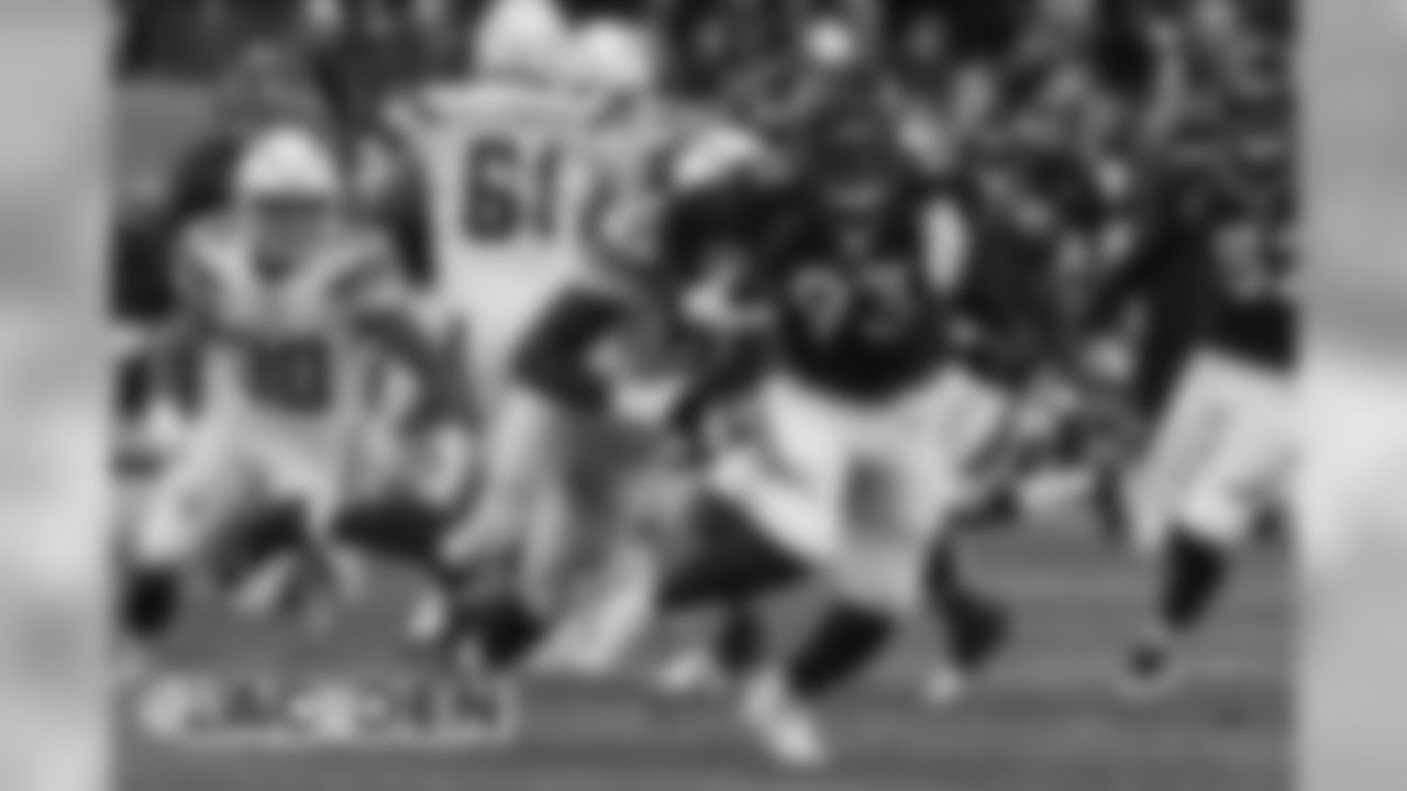 During the Broncos' game against the Los Angeles Chargers at Empower Field at Mile High on December 1, 2019. (Photo by Eric Lars Bakke)