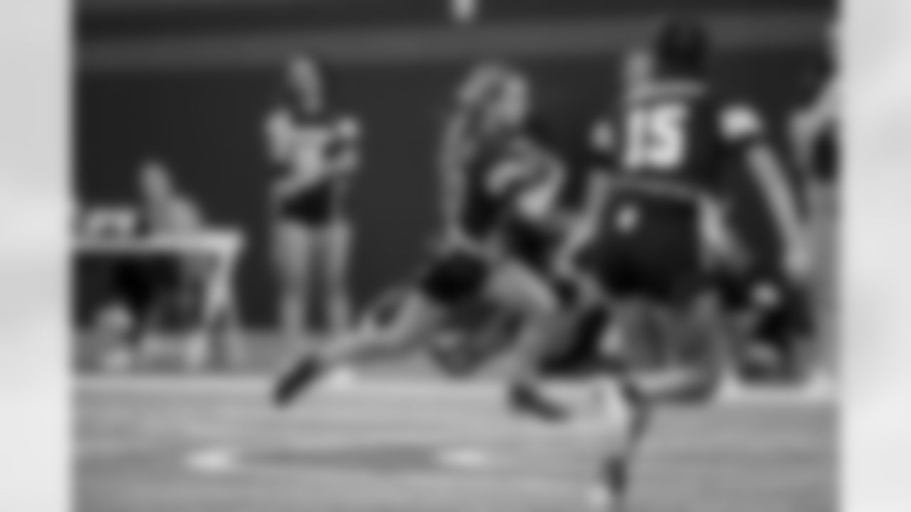 During the Girls High School Flag Football championship tournament at UCHealth Training Center in Englewood, Colorado on October 15, 2022. (Photo by Ben Swanson)