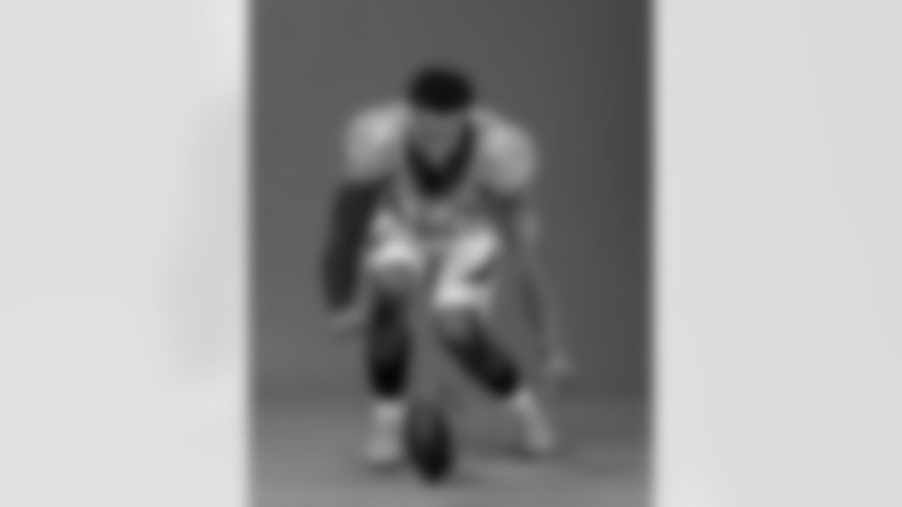 Courtland Sutton poses for a portrait on media day on June 14, 2021. Photo by Gabriel Christus