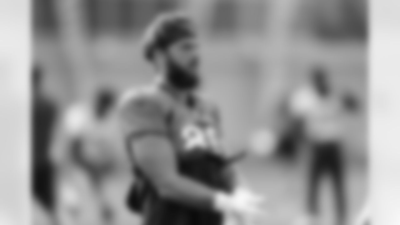 Jake Butt during training camp at UCHealth Training Center in Centennial, CO, August 23, 2020.
Photo by Gabriel Christus