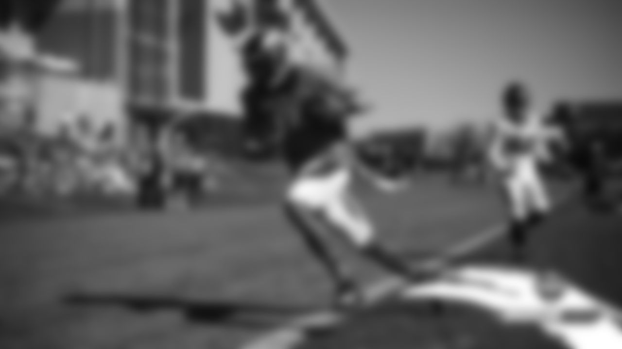 Courtland Sutton during practice on Day 16 of training camp on August 12, 2019.