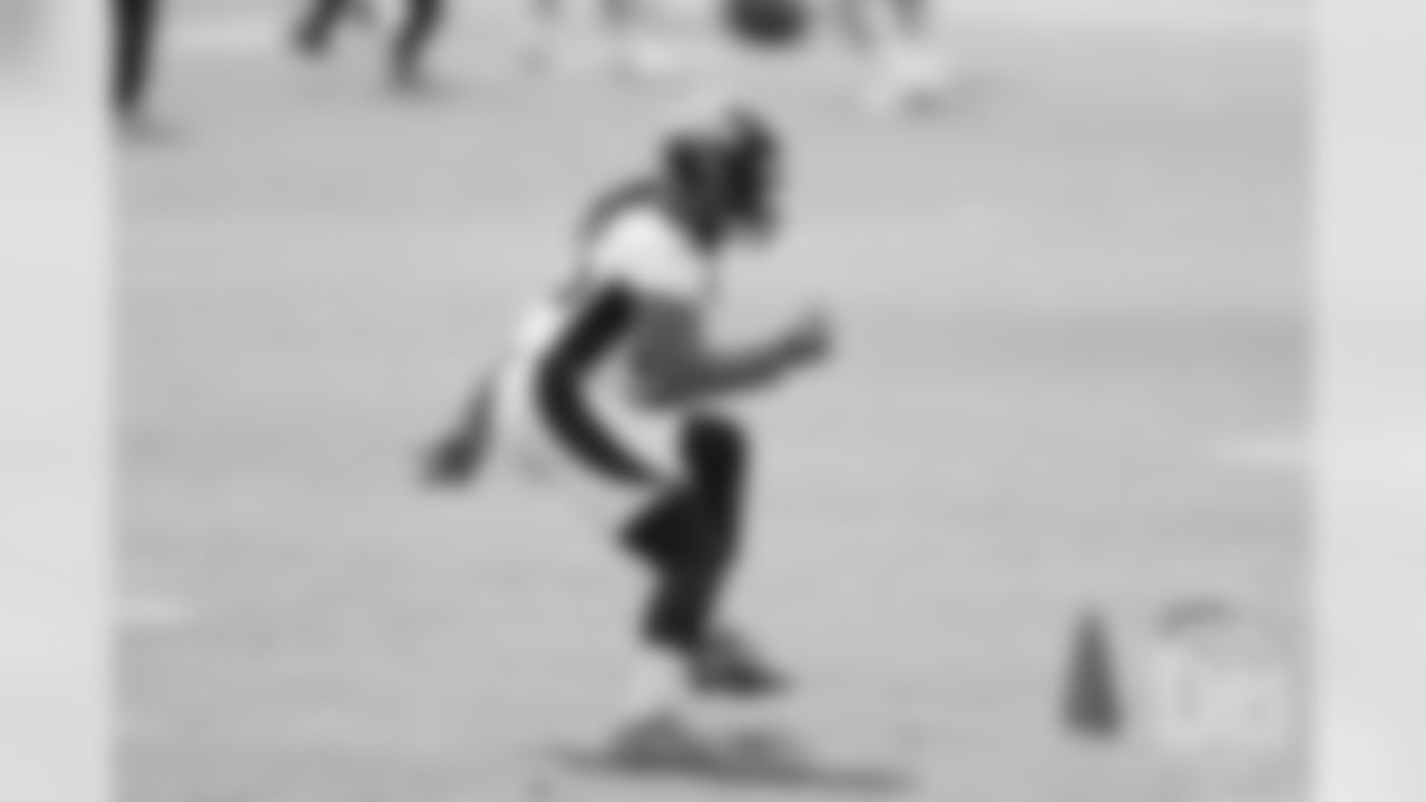 Alexander Johnson during the third and final day of voluntary veteran minicamp on April 18, 2019.