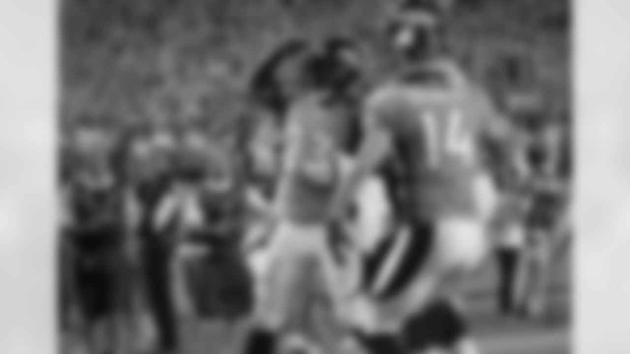 McGahee celebrates the conversion.