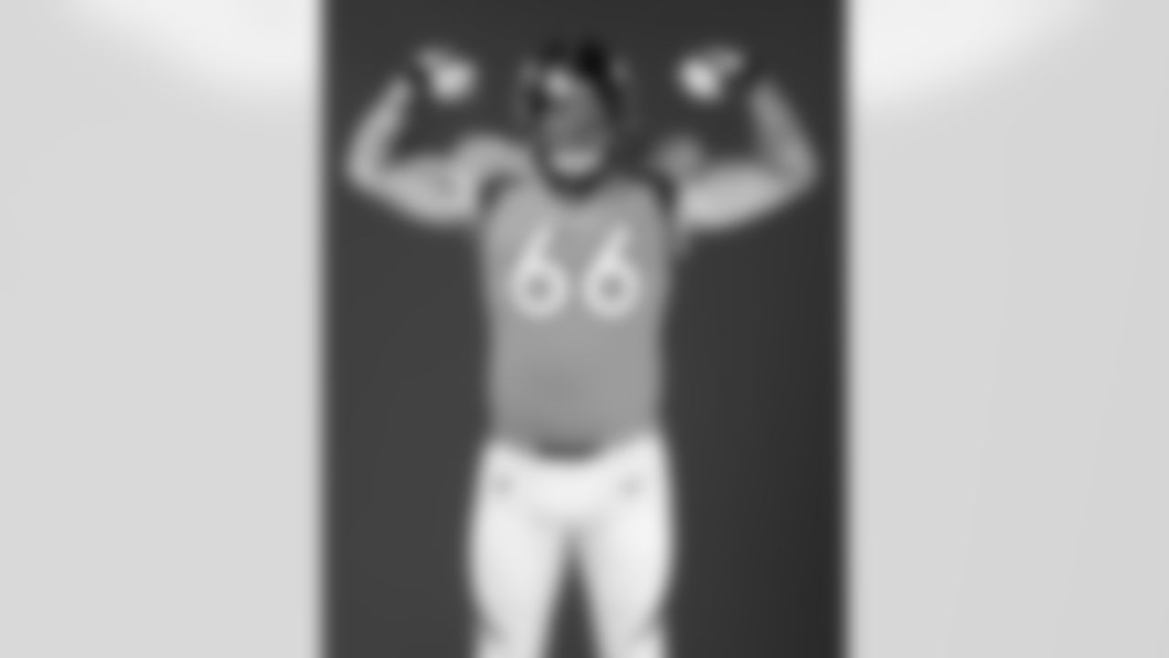 Dalton Risner poses for a portrait on media day on June 14, 2021. Photo by Gabriel Christus