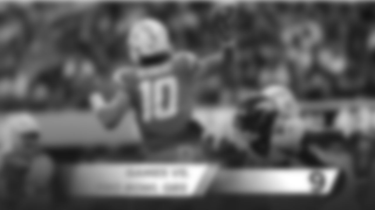 The Broncos are expected face off nine times vs. quarterbacks who have made the Pro Bowl during their careers: twice vs. the Chargers' Justin Herbert (pictured), twice vs. the Chiefs' Patrick Mahomes, once vs. the Jets' Aaron Rodgers, once vs. the Bills' Josh Allen, once vs. the Vikings' Kirk Cousins, once vs. the Browns' Deshaun Watson and once vs. the Lions' Jared Goff.