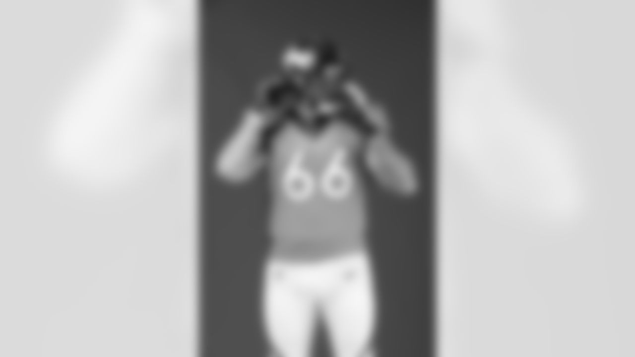 Dalton Risner poses for a portrait on media day on June 14, 2021. Photo by Gabriel Christus