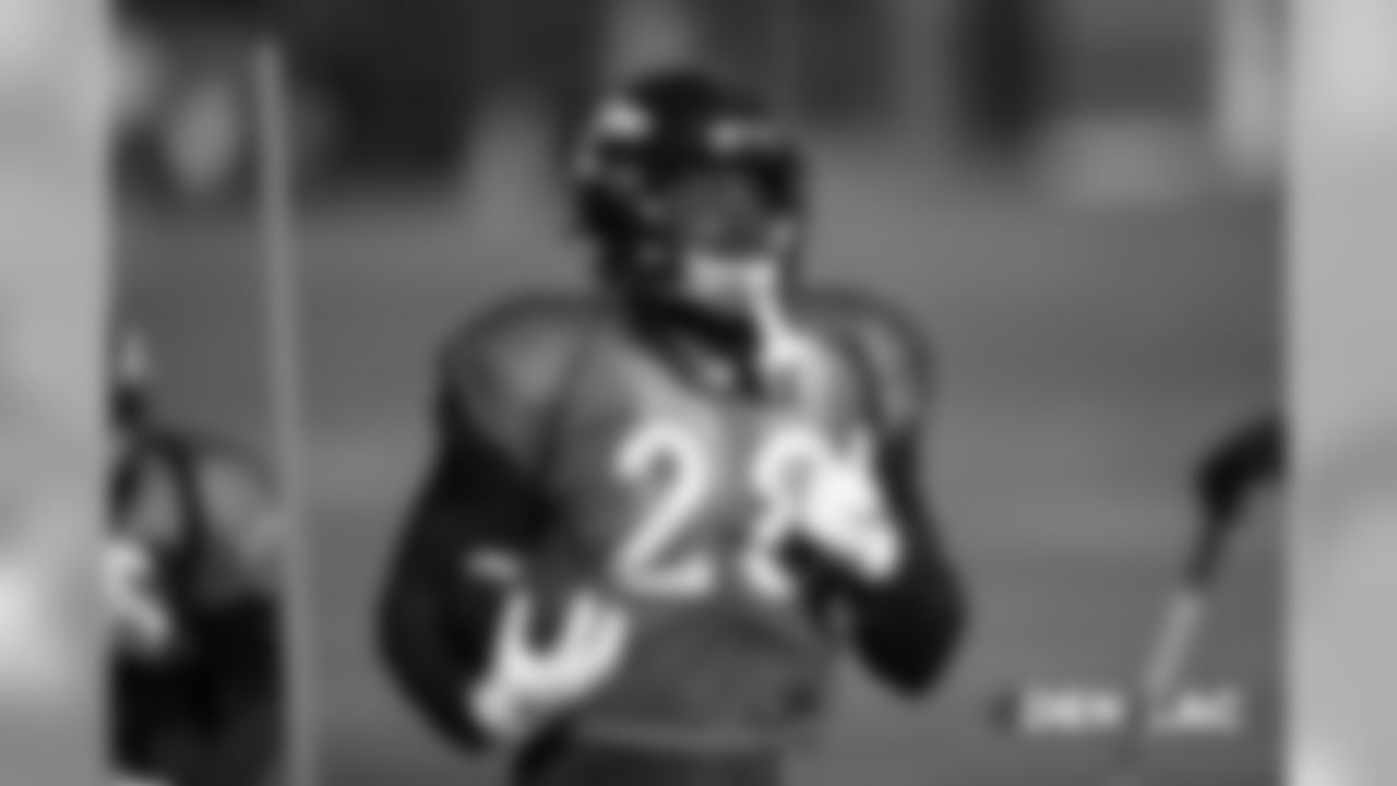 Royce Freeman during practice at UCHealth Training Center in Centennial, CO, November 15, 2018.
Photo by Gabriel Christus