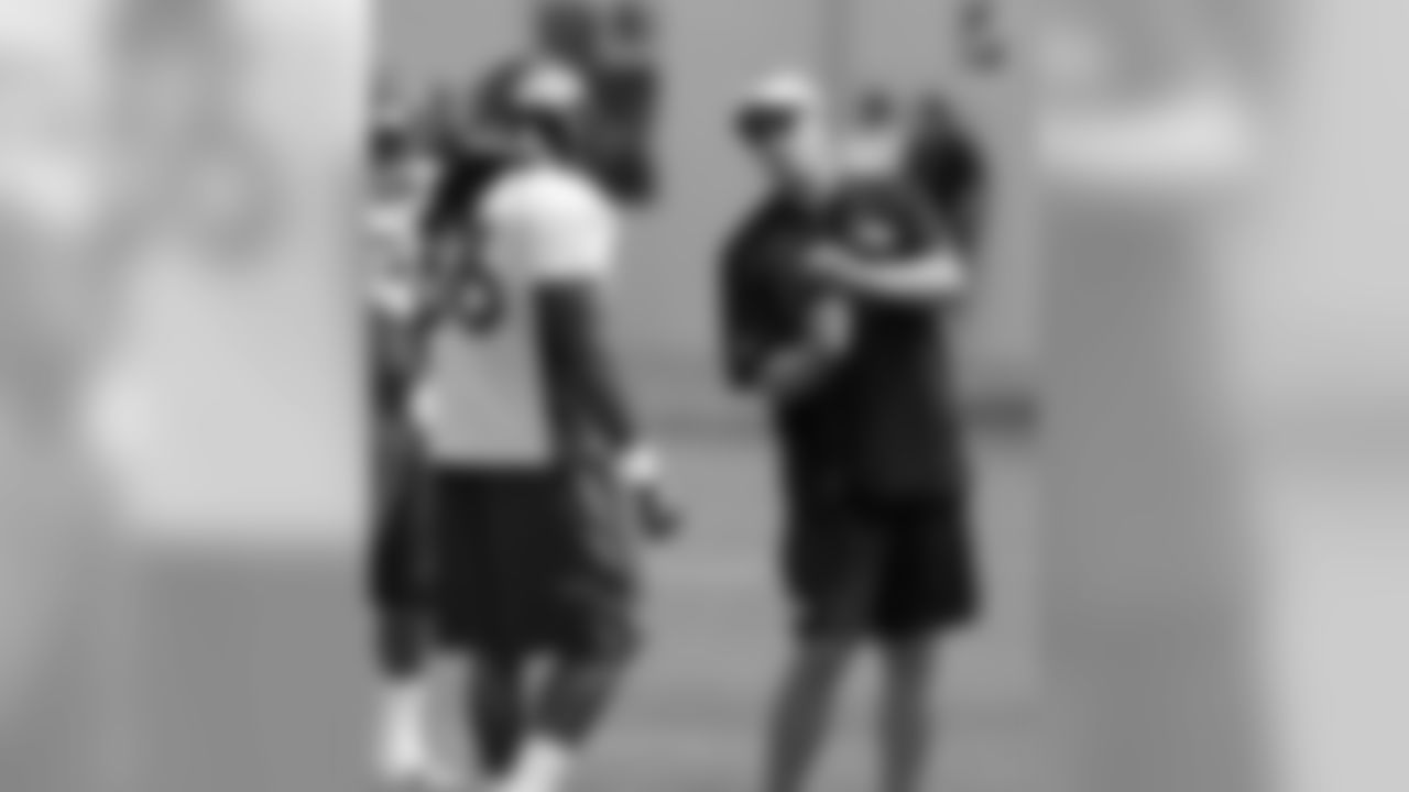 LB Nate Irving and DC Jack Del Rio