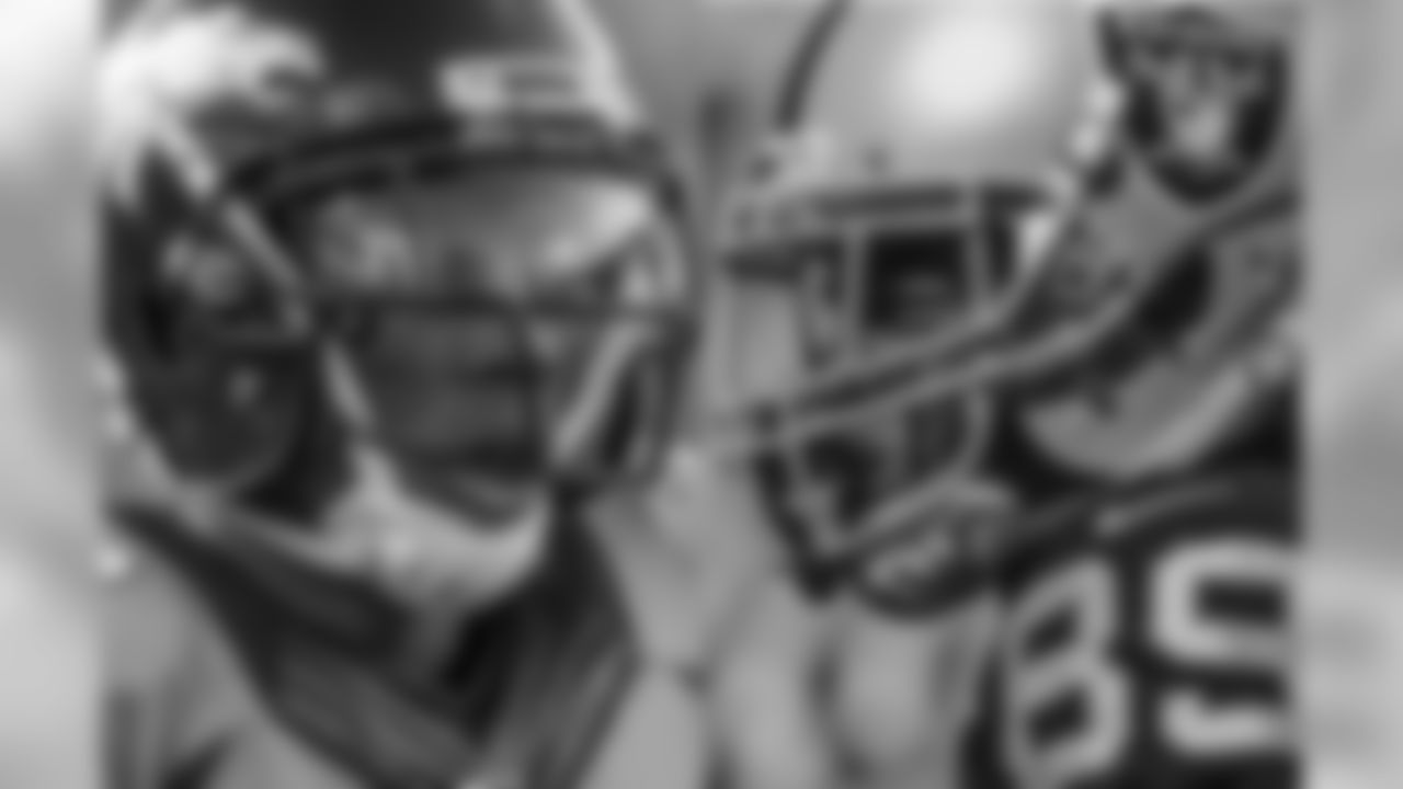 Both Harris and Cooper will be on the same team when they head to the Pro Bowl in late January, but on Sunday they'll try to get the best of each other. Cooper hasn't had a 100-yard receiving game since Oct. 30, but maintains the ability to make explosive plays. He's had 13 catches this season of at least 25 yards and is a danger to a defense at all times.
Harris has spent most of the season as Pro Football Focus' top-ranked cornerback and will try to slow Derek Carr's favorite target. The Denver cornerback doesn't make the same number of game-changing plays as his counterpart Aqib Talib, but he essentially eliminates a side of the field. And with Harris' ability to match up against smaller, speedy wide receivers and those of the tall, physical variety, Harris is one of the few shutdown corners in the league.
In the Broncos' last matchup with the Raiders, Cooper finished with just six catches for 56 yards. If the Broncos hold him to the same output, they'd likely be satisfied. But that will be no easy task in the final home game of the season.