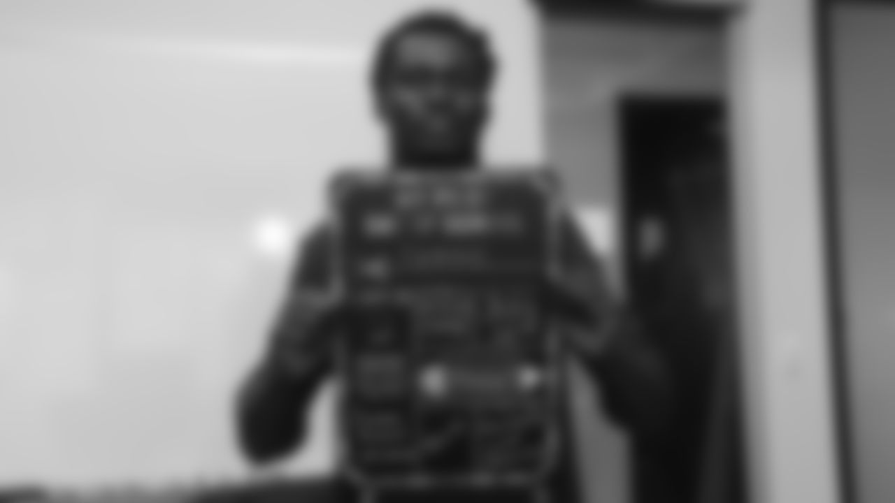 To celebrate the start of training camp and the 2019 season, we asked Isaac Yiadom and some of our veteran players to answer some questions about themselves like it was the first day of school.
His answers:
What I want to be when I grow up: Super Bowl champ
Favorite color: Blue
Favorite things: Fortnite, golf, talking